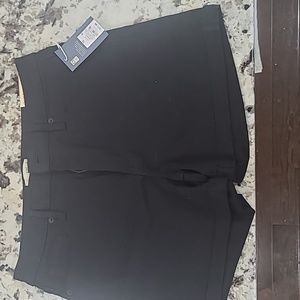 NWT woman's black midi shorts